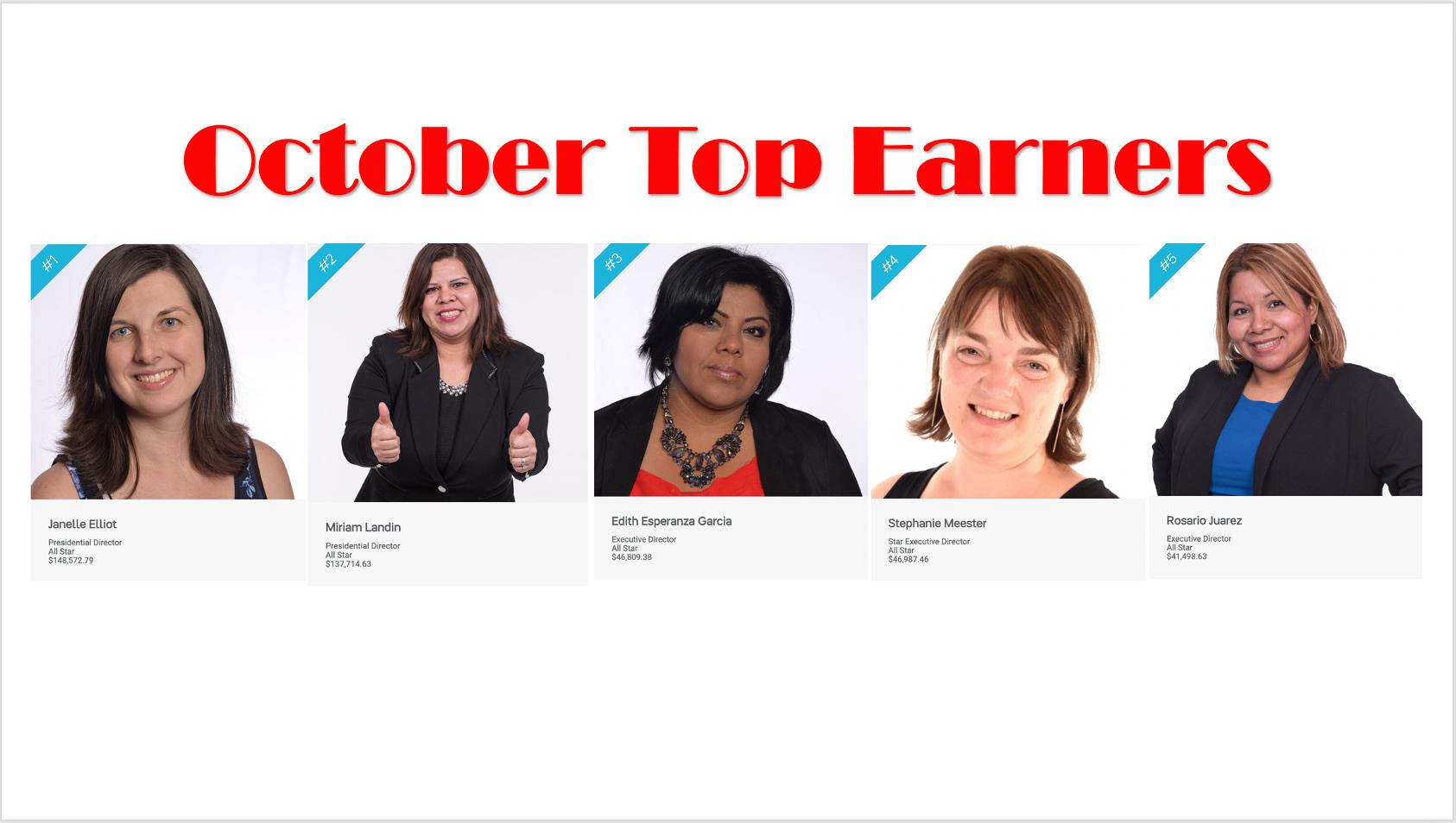 Top Earners | Legacy Party Sales