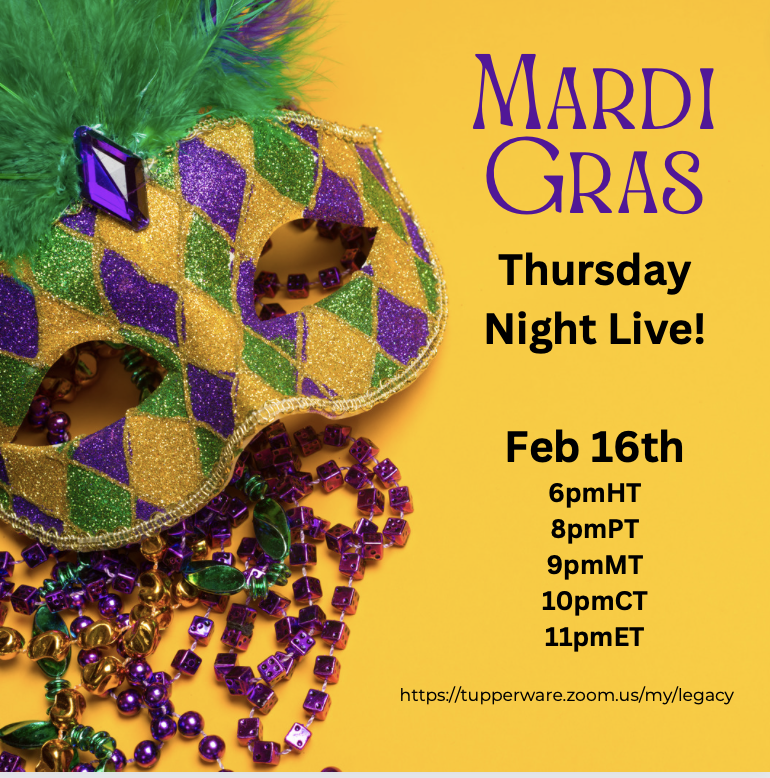 Thursday Night Live Feb 16 Legacy Party Sales
