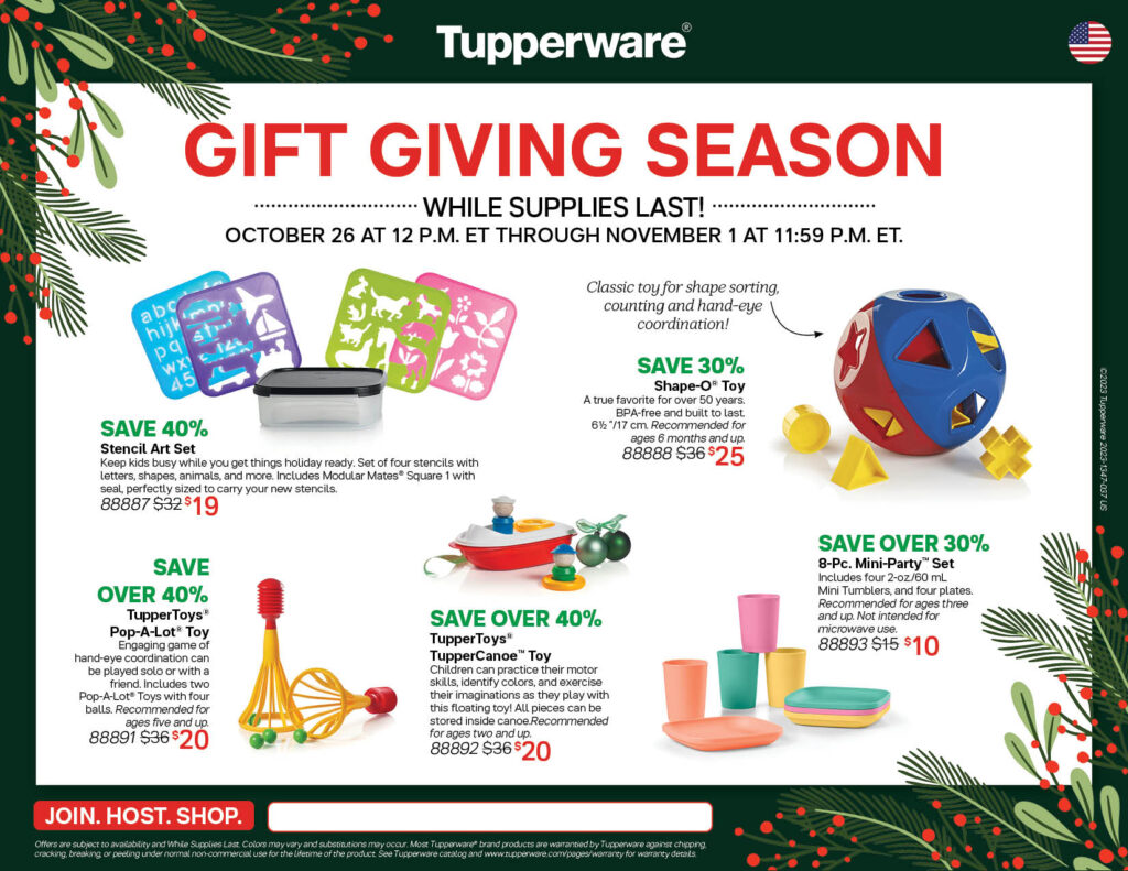 New consumer offers | Legacy Party Sales